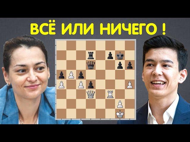 РЕШАЮЩАЯ ПАРТИЯ Александра Костенюк – Нодирбек Абдусатторов! | WR Chess Masters Cup 2024 | Шахматы