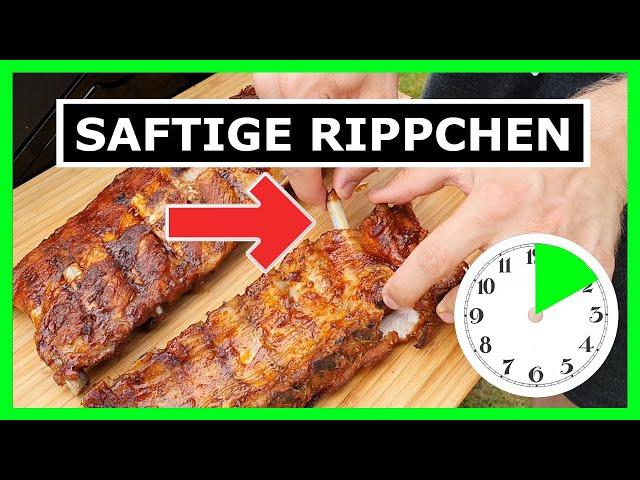 Saftige Spare Ribs vom Gasgrill in 2 Stunden [Butterzart] Rezept, Anleitung