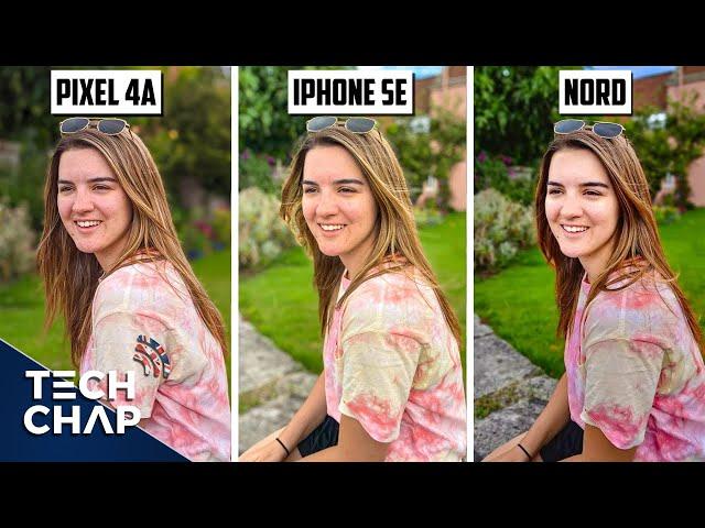 Pixel 4a vs iPhone SE vs OnePlus Nord CAMERA Comparison! | The Tech Chap