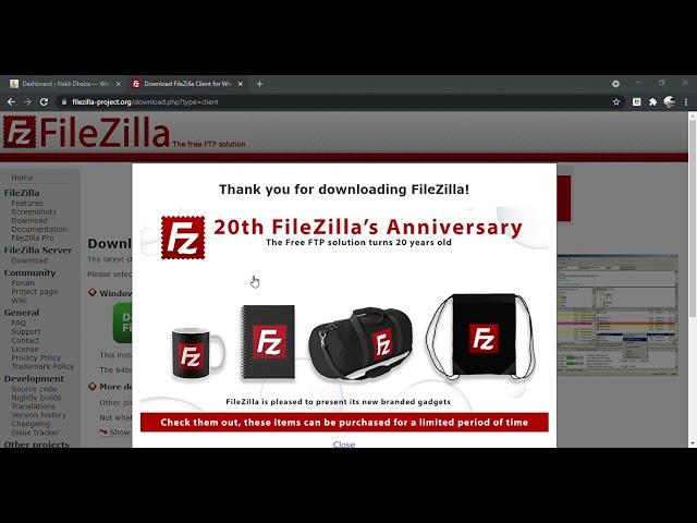 Tutorial Video for FileZilla FTP Client Installation