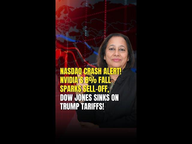 StockPro | Nasdaq Crash Alert! Nvidia’s 8% Fall Sparks Sell-Off, Dow Jones Sinks on Trump Tariffs!