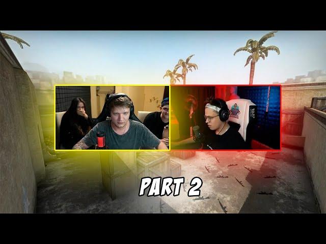 drunk s1mple plays aim_map vs buster (PART 2)