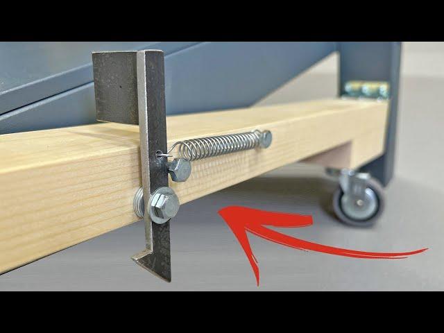 DIY Retractable Casters Wheels - A Simple And Effective Solution!