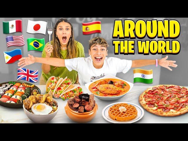 EATING Foods From all Over the WORLD!!