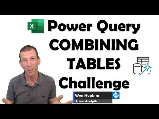 Combining Excel Tables in a highly flexible way