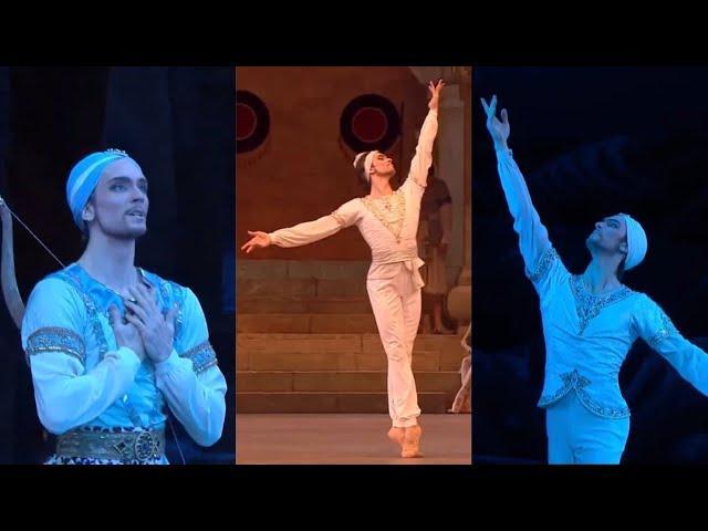 Artemy Belyakov in La Bayadere. best Solor momentsАртемий Беляков в балете Баядерка