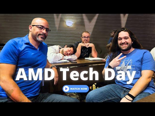 Deep Thought at AMD Tech Day w/ Paul's Hardware, Bitwit Kyle, & DaPoets