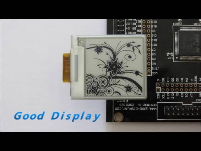 1 54 inch E Paper Display Partial update/fast update/no flicker update