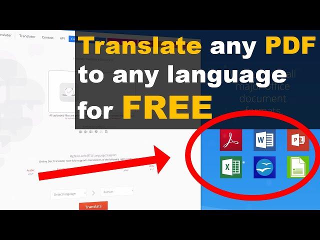 How to translate any document for free