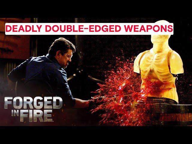 Top 7 Double-Edged Weapons are 2X as Deadly | Forged in Fire