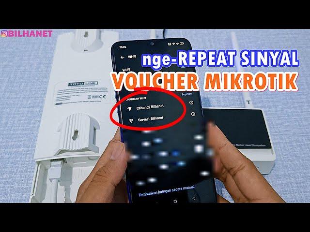 AP Router ini bisa "REPEATER" Hotspot Voucheran dengan Aman