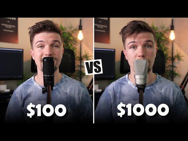 $100 Microphone VS $1000 Microphone // Audio-Technica AT2020 VS Neumann TLM 103