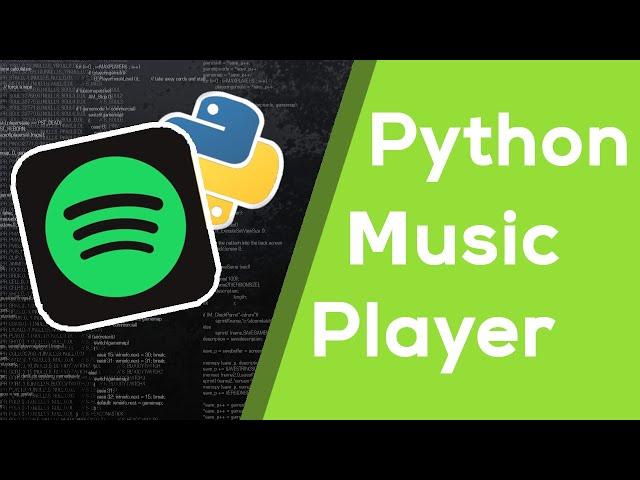 Python Music Player Project | Make A Python Tkinter Music Player!