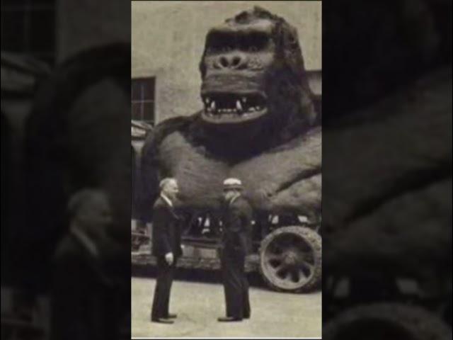 On the set of the film "King Kong" in 1933 | Historical photos #shorts