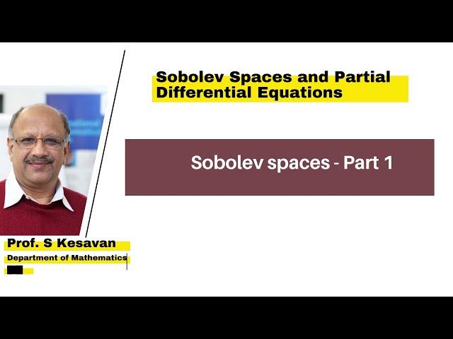 Sobolev spaces - Part 1