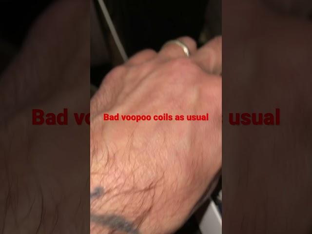 Crappy voopoo coils #voopoofail #voopoocoils #voopoovape #vape