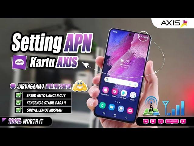 SETTING APN KARTU AXIS TERCEPAT DAN PALING STABIL || JARINGAN MU AUTO FULL SENYUM 