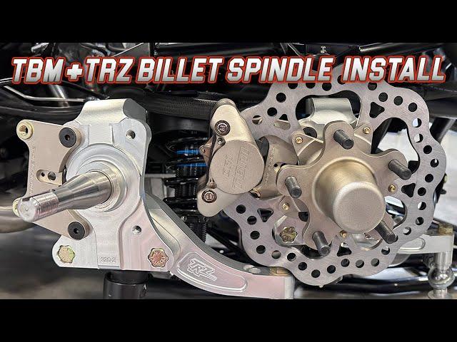 TRZ Billet spindle TBM brake install on Doug's Nova