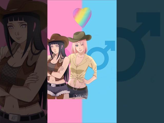 [ NARUTO ] Characters Gender Swap ️️ #shorts #naruto #amv