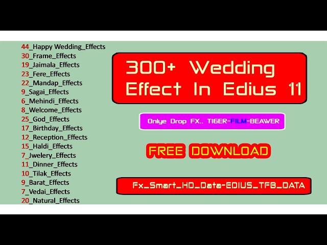 300+ Wedding Effect In Edius 11 Free Download-#tigerfilmbeawer