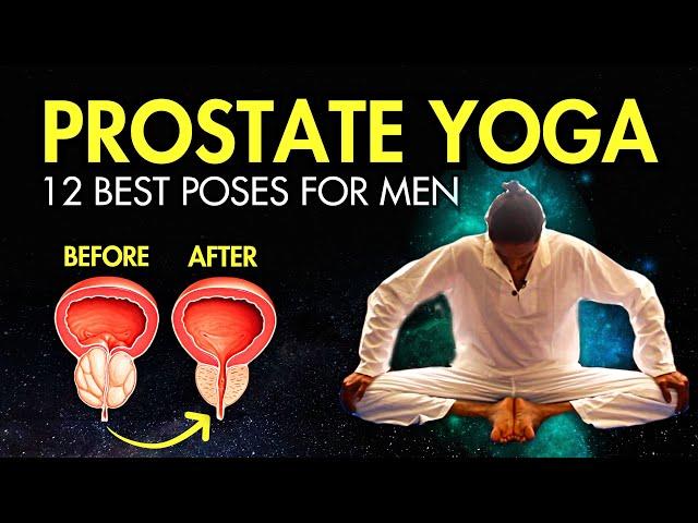 12 Yoga Poses for Prostate Problems | Prostate Exercise for Men #prostateproblems