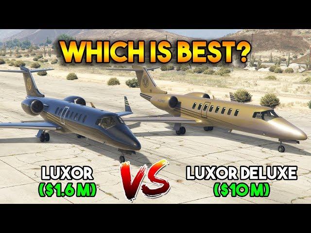 GTA 5 ONLINE : LUXOR vs LUXOR DELUXE (WHICH IS BEST?)