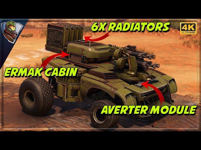 Can we make an indestructible Retcher Grenade Launcher using the Ermak cabin and Averter Module ??