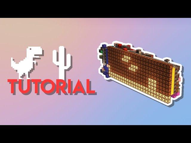 Google Chrome Dinosaur Game | Minecraft Java 1.21.5 Redstone Tutorial
