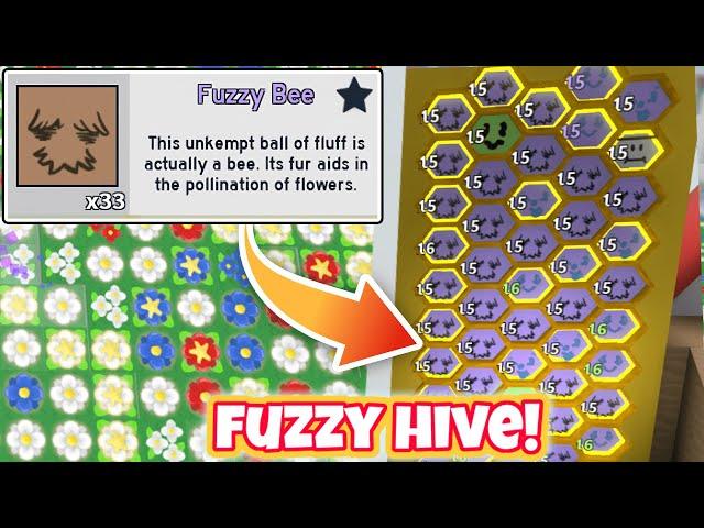 I Finished My Fuzzy Hive in Bee Swarm Simulator!