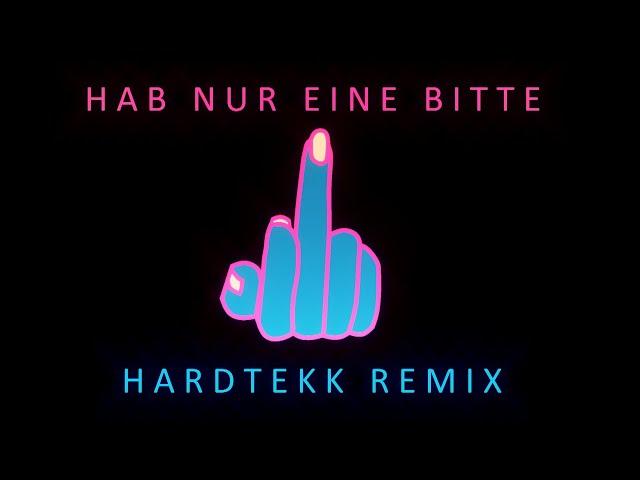 Lune - HAB NUR EINE BITTE. (deMusiax Hardtekk Remix) [Lyrics Video]