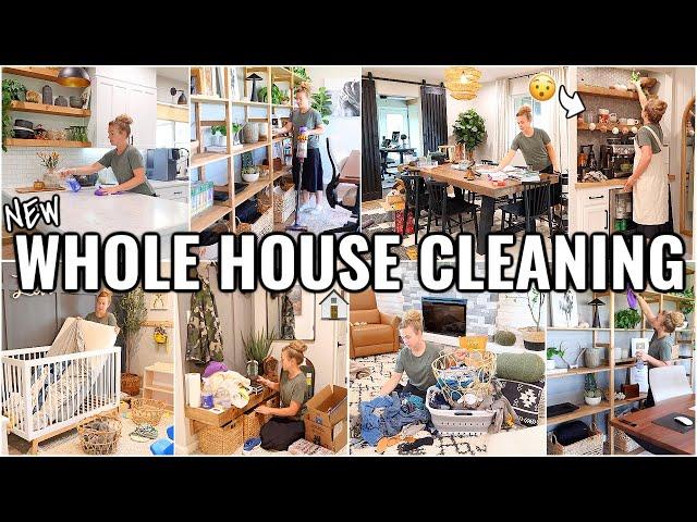 WHOLE HOUSE CLEAN WITH ME! WEEKLY CLEANING ROUTINE | 2024 CLEANING MOTIVATION