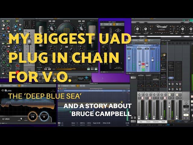 Massive UA Sphere Plug-In Chain for VO and My Bruce Campbell Story