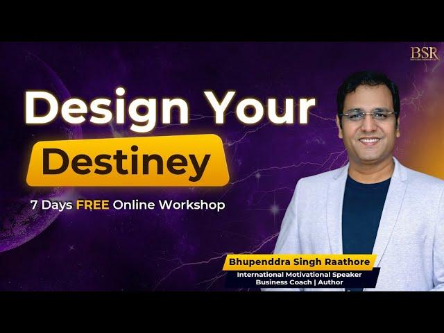 Manifest Money & Design Your Destiny | 7 Day Free Online Workshop By CoachBSR | Day 5  Live @ 9 PM