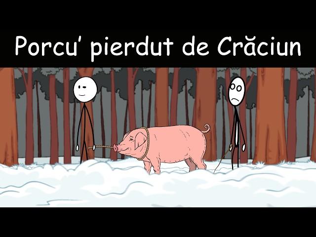 AVENTURI PE ULIȚĂ: Porcu' Pierdut De Crăciun