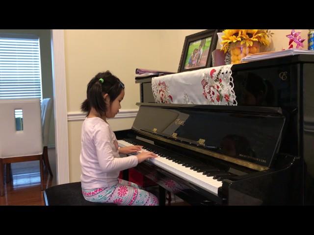 Agatha Dinata (5 year old) plays Kabalevsky - Five Variations on a Russian Folk Song, Op.51 No.1