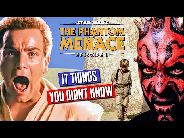 The Phantom Menace (1999): 17 Things You Never Knew!