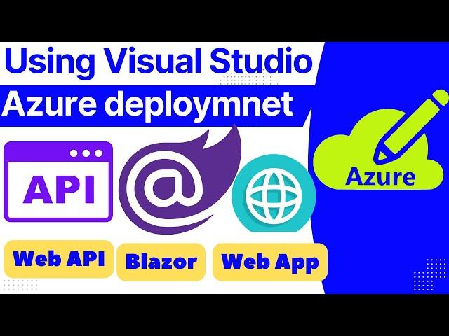 How To Deploy Web App To Azure Using Visual Studio | Blazor