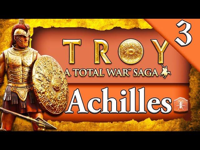 MYTHICAL GIANTS ATTACK! TROY Total War Saga: Achilles Campaign Gameplay #3