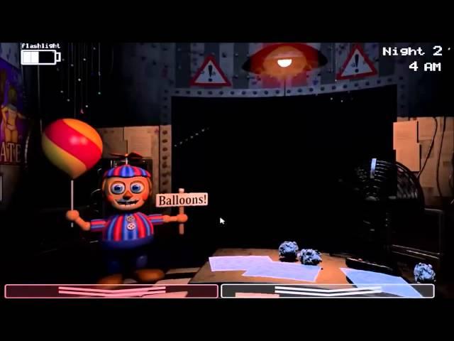 Скример BB (Балун Боя) в 2 части FNAF (Пять Ночей с Фредди).