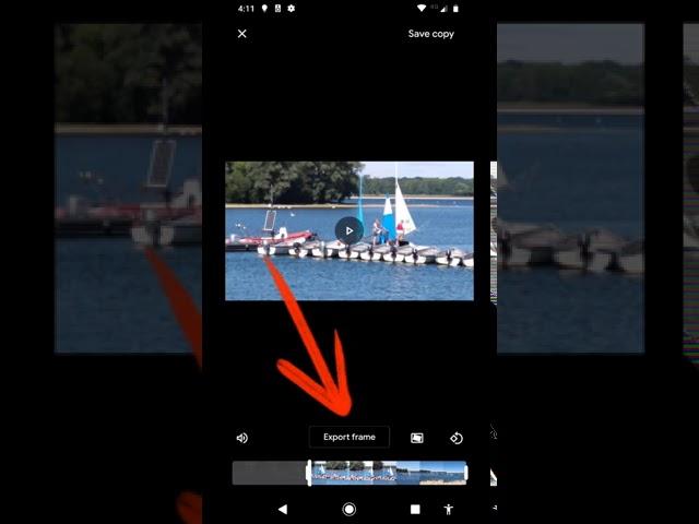 How to Export a Frame from a Video using the Google Photos App