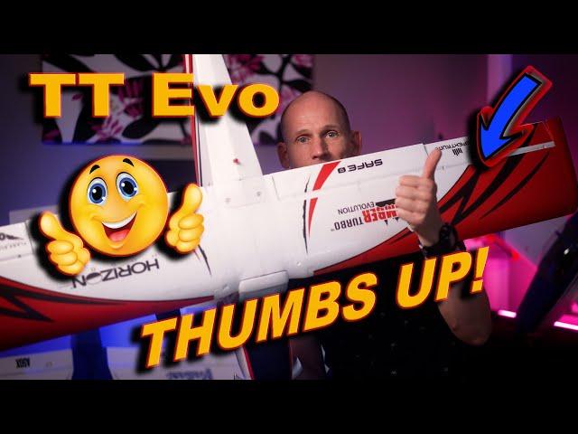 E-Flite Turbo Timber Evolution Thumbs UP!