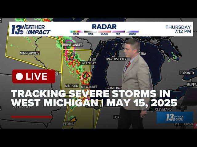 LIVE Severe Weather Coverage | Tornado Watch issued for all of West Michigan