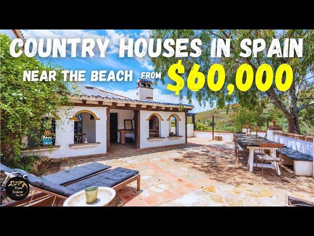 Country HOUSES with LAND in Southern SPAIN Under €80K | Sea Views & Near the Beach!