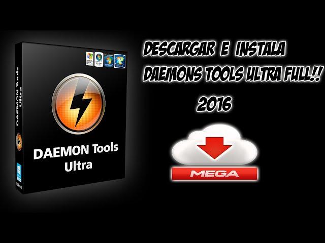 Descargar Daemon Tools Ultra Full En Español 2016 [MEGA]