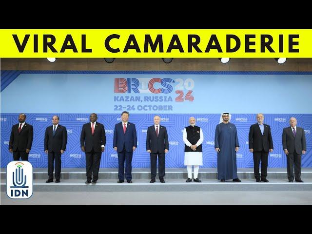 Putin, Modi & Xi's Viral Camaraderie At BRICS Summit  Rus Made Ind & China Bury The Hatchet | IDNews