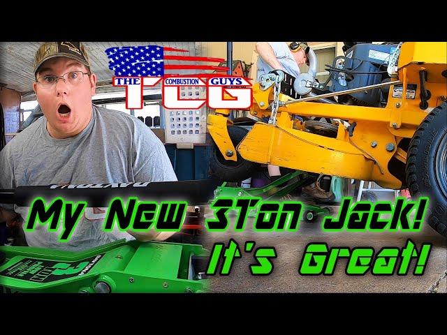 Checking out My Brand New Daytona 3Ton Low-profile Jack! | TheCombustionGuys