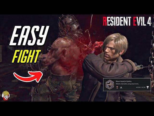 Never Heard It Coming Trophy (Knife ONLY) + Easy SKIP | Resident Evil 4 Remake