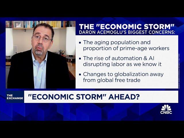 America is unprepared for 'economic storm' caused by AI, says MIT's Daron Acemoglu