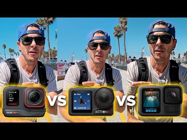 GoPro Hero 13 Black VS DJI Action 5 Pro vs Insta360 Ace Pro - YOU Decide!