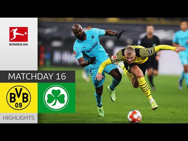 Borussia Dortmund - Greuther Fürth 3-0 | Highlights | Matchday 16 – Bundesliga 2021/22